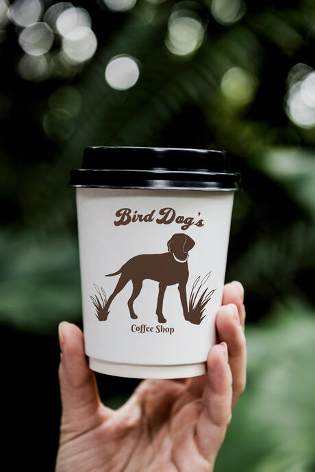 Coffee shop branding